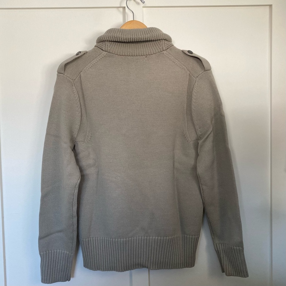BANANA REPUBLIC - 100% Wool Tan Sweater Size Small - Picture 9 of 16